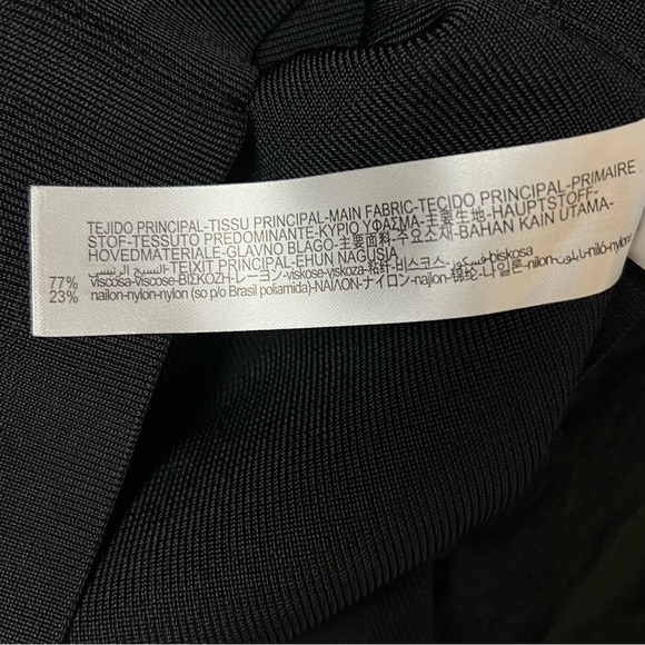 NEW ZARA Extreme Puff Short Sleeve Knit Mockneck Lightweight Statement Sweater M - Picture 10 of 11